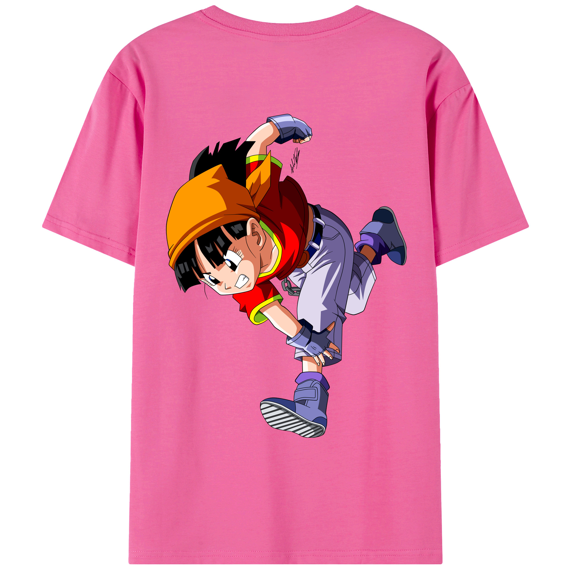 （画像用） ドラゴンボール パン DRAGON BALL Pan レディース半袖Tシャツ(バックプリント)